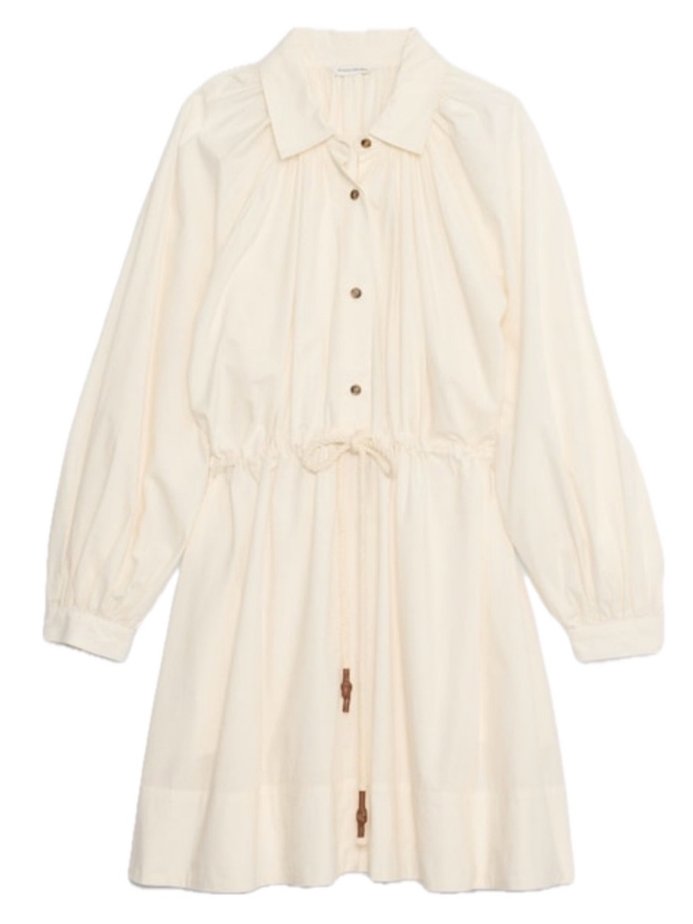NWT Banana Republic Cotton Poplin Mini Shirtdress, size M/L